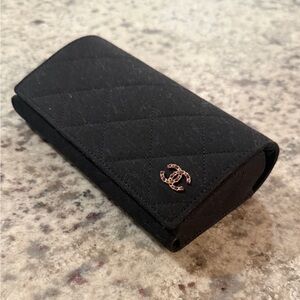 CHANEL Cat eye sunglasses Gray frame/lenses